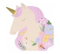 Large paper napkins Meadow Unicorns - Set of 16 Multicoloured one size
