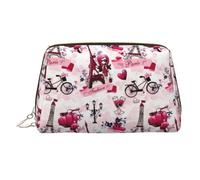 Large Paris Eiffel Tower France Printed Cosmetic Bag Portable Cosmetic Storage Bag Suitable for Travel and Business Trips