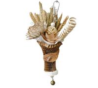 Large Parrot Chewing, Parrot Bird Toys, Wheat Ear Bouquet, Bunny Fun, Bird Cage, Birds Teeth Grinding, Sustainable Hanging Shredder Toy For Boredom Relief And Health