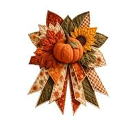Large Patchwork Bow Sewing Kit, Seasonal Quilted Door Decor DIY Sewing Kit