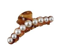 Large Pearl Clips, Claw Clips with Beads, Hair Clip Clips with Strong Holding Jaws - Cute Pearl Hair Clip, Hair Clip, Pearl Hair Accessories for Daughter, Girlfriend