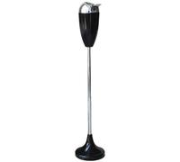 Large Pedestal Ashtray with Lid for Patio, Tall Outdoor Ash Collector for Cigarette Butt Disposal, Commercial Metal Smokers