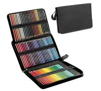 Large Pencil Case 72 Slots Pen Holder Marker Bag Colored Pencil CaseOrganizer 36 Slots Waterproof Storage Pouch Portable Stationary Organizer Box School Office Supplies for Students Artist (72 slots)