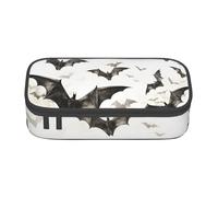 Large Pencil Case for Girls Boys Sketching Bats Pencil Case Kids Aesthetic Pencil Case School Stationery Pen Case Preppy Stuff