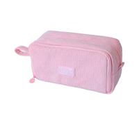 Large Pencil Case - Large Capacity Multi-Compartment Bag | Pen Holder Stationery Organizer for Pens Makeup Students Teachers Home Office College School Supplies Supe, pink, riferimento alla