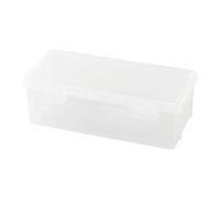 Large Pencil Case Water Resistant Clear Pen Box High Capacity Pen Case Colored Pencil Marker Organiser 19x9x6cm Portable Oil Pastel Storage Organiser