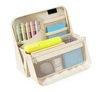 Large Pencil Pouch Multiple-Compartment Waterproof Organizer