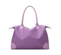 Large Pendulum Bag with Multi Compartments Ergonomic Oxford Fabric Travel Bags Handbag for Business Travelers Spacious Maternity Hospital Bag, Light purple, Mass beauty
