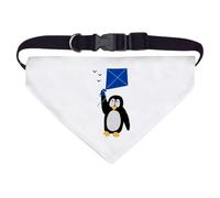 Large 'Penguin Flying With The Birds' Dog/Cat/Pet Bandana (PD00057256)