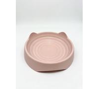 Large Pet Bowl for Cats and Dogs, Wide Shallow Design, 18 CM, Ideal for Flat Faced Pets, Easy to Clean (Pink)