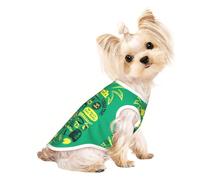 Large Pet Breathable Sleeveless Psych Pineapple Quote Print T-Shirt - Small Medium Cats & Dogs, Chihuahua, Yorkie, Dachshund
