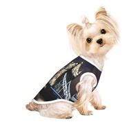 Large Pet Breathable Sleeveless T-Shirt - Soft Tower Bridge in London Print Stretchy Vest, Fits Small to Medium Pets