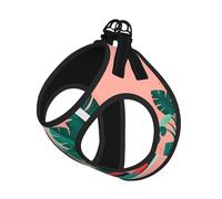 Large Pet Leash Vest Dog Harness - Small Sized, Beautiful Potted Green Plants Print Adjustable for Cats and Dogs, Perfect for Outdoor Walking