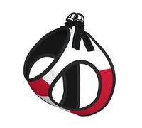 Large Pet Leash Vest Dog Harness - Small Sized, Greenland Flag Print Adjustable for Cats and Dogs, Perfect for Outdoor Walking