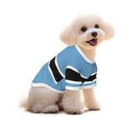 Large Pets Dogs T-Shirt, Flag of Botswana Print Cats Cotton Sweatshirts, for Chihuahua Yorkie Puppy Clothes Short Sleeve