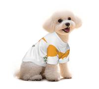 Large Pets Dogs T-Shirt, Flag of Cyprus Print Cats Cotton Sweatshirts, for Chihuahua Yorkie Puppy Clothes Short Sleeve