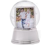 Large Photo Snow Globe with Silver Base by "Neil Enterprises, Inc"