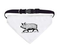 Large 'Pig Side View' Dog/Cat/Pet Bandana (PD00061872)