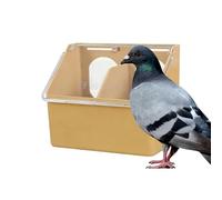 Large Pigeon Feeder - Heavy Duty Dispenser, Bird Food Feeding Box with Durable Material, Poultry Accessory with Sturdy Design, Bird Gadget, Feeder Device for Parakeet Parrot Chicken Quail