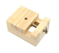 Large Pine Wood Engraved Seal Fixing Tool for Stone Stamps
