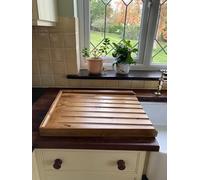 Large Pine Worktop Draining Board for a Belfast/Butler Sink