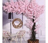 Large Pink Artificial Cherry Blossom Tree, For Indoor Outdoor Party Restaurant Mall - Silk Flower Simulated Cherry Blossom Tree - Wedding Decoration - Artificial Plants,3 * 2M