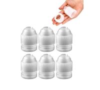 Large Piping Nozzle Coupler, Coupler for Piping Bags, Icing Coupler for 1M 2D 2F 4B 6B 1A 2A 234 Tip, 6 Pcs