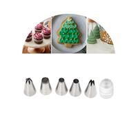 Large Piping Nozzles with Coupler,1M 2D 4B 1A D66 Icing Nozzles Set for Decorating Cakes, Cupcakes,Cookie