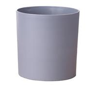 Large Plant Pot Ceramic Garden Pots with Hole Cylindrical Flower Decorative Small for Indoor Outdoor Flowers Garden Home Decor (Grey, A 3.5 inch)