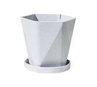 Large Plant Pot Resin Pot Flower Household Plastic Balcony Large Flower Thicken Patio & Garden Outdoor (Dark Gray, One Size)