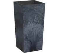 Large Planter for Garden Tall Plant Pot Outdoor Plastic Concrete Effect 49L