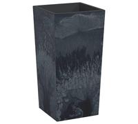 Large Planter for Garden Tall Plant Pot Outdoor Plastic Concrete Effect Grey