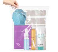 Large Plastic Bags With Zipper Top,3 Gallon,16" x 18",10 Pack,Extra Large Storage Bags for Clothes,Travel, Moving, Large Reusable freezer bags,Heavy-Duty,BPA-Free, 2-mil Thick Clear Plastic Bags
