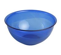 Large Plastic Bowl - BPA-Free, Food-Safe, Durable & Glossy - Ideal for Salads, Fruits, Vegetables, Parties, and Family Meals - Colorful Kitchen Serving Bowl (4, Blue)