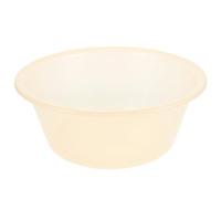 Large Plastic Foot Tub for Soaking and Face Washing | Large Basin, Easy Water Checks, Resists Deformation, Beige Finish, Home Spa Use, Portable Design