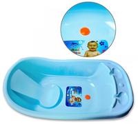 Large Plastic Newborn Baby Bath Tub Bathing Shower Toddler Bathtub Infant - Blue