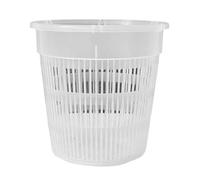 Large Plastic Plant Orchid Pot Clear with Holes Clear for Repotting Plastic Mesh Pots Breathable for Root Visibility Large Planters Outdoor (D, One Size)