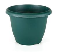 Large Plastic Round Garden Flower Plant Pot Planters (Green, 58cm Diameter x 41cm Height)