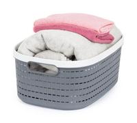 Large Plastic Storage Basket, Kitchen And Bathroom Home Organiser - Set Of 3