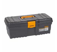 Large Plastic Tool Box Chest Lockable Removable Storage Compartments Cantilever