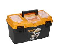 Large Plastic Toolboxes Tool Storage Organisers with Lockable Lids, Carry Handles and Light Weight/Available in Several Sizes (18")