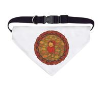 Large 'Playing in Autumn Leaves' Dog/Cat/Pet Bandana (PD00065136)
