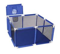 Large Playpen With Breathable Mesh And Washable Pull Ring Design, Spacious Activity Center