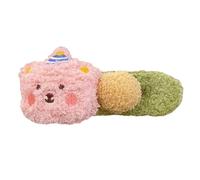 Large Plush Hair Pins - Cute Cartoon Barrettes For Girls & Women | Bear Hair Barrettes Plush Hairpin | Sweet Cute Side Clip | Colorful Styling Accessories For Thick Or Thin Haair, Decorative Headdress