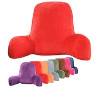 Large Plush Reading And TV Relax Pillow - Perfect for Adults, Teens, and Kids - For Bed Rest, Arm, Back, Pregnancy Lumbar & Head Neck Coccyx Lower Back Support Cushion,G,58x40x25cm