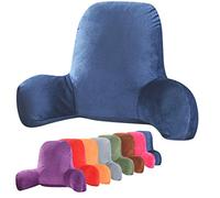 Large Plush Reading And TV Relax Pillow - Perfect for Adults, Teens, and Kids - For Bed Rest, Arm, Back, Pregnancy Lumbar & Head Neck Coccyx Lower Back Support Cushion,H,58x40x25cm