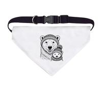 Large 'Polar Bear Family' Dog/Cat/Pet Bandana (PD00061228)