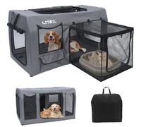 Large Portable Cat Playpen, Dog Playpen Indoor Outdoor with Soft Mat, Foldable Cat Enclosures for Cats, Small/Medium Dogs and Small Animals, 39"x23"x22"