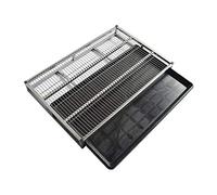 Large Portable Dog Potty Tray, Stainless Steel Pet Puppy Toilet for Indoor Use, Removable Waste Tray for Easy Clean Up