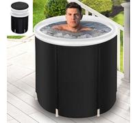 Large Portable Ice Bath Tub For Cold Water Therapy Lid Recovery Plunge Pool